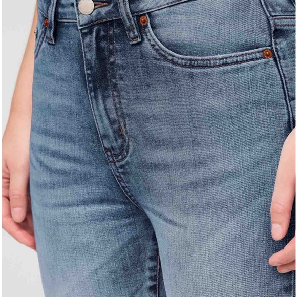 NWT DUER Womens Kick Flare Denim Pant in Beach Blue - Picture 10 of 14